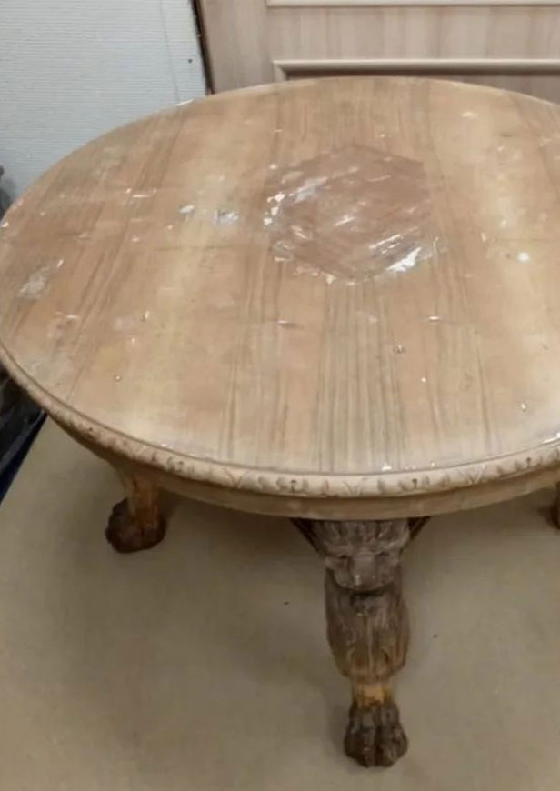 Реставрация антикварного стола